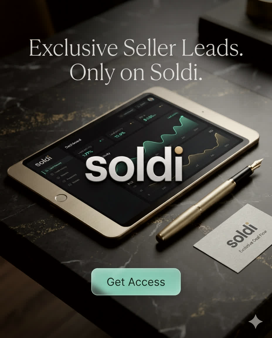 Exclusive seller leads, only on Soldi