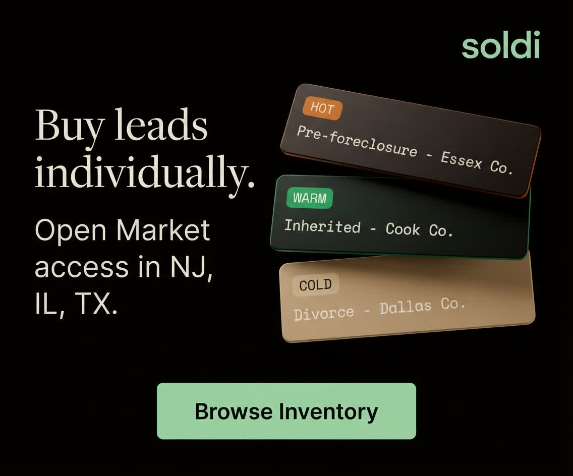 Buy leads individually, graded HOT WARM COLD
